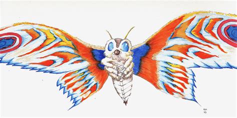 Mothra Leo Eternal, Abstract Drawing/illustration by Rhys - Foundmyself