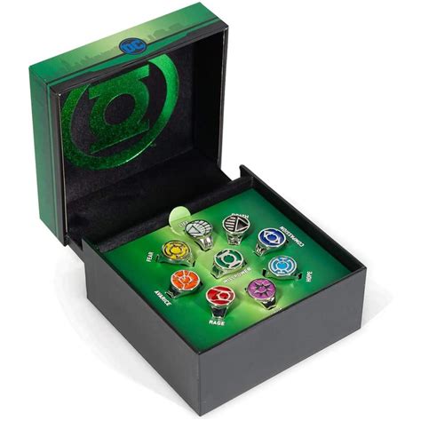 Green Lantern Collector All Lantern Corps Ring Set