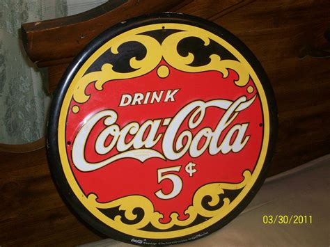 Antique Vintage 5cent Coca-Cola Sign | Collectors Weekly