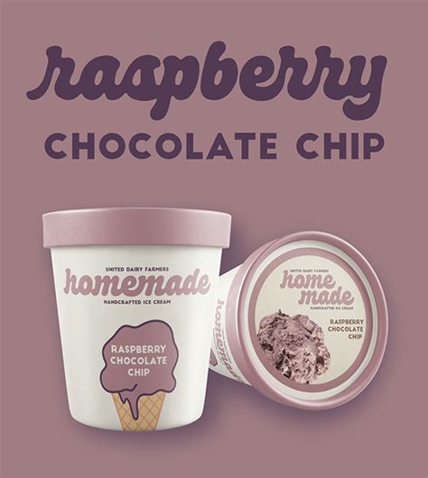 UDF Homemade Ice Cream Rebrand on Behance