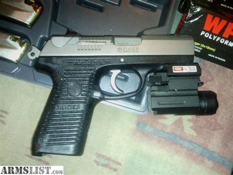 ARMSLIST - For Sale: RUGER P95 9mm w/ammo laser and light