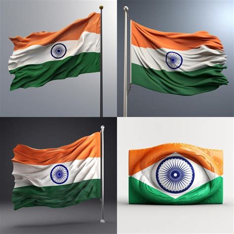 Premium AI Image | Indian republic day 26 january and india flag