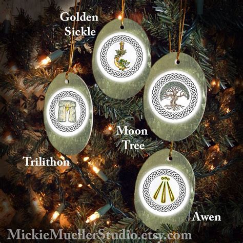 Set of Four Druid Symbols Alban Arthan/winter Solstice - Etsy | Druid ...