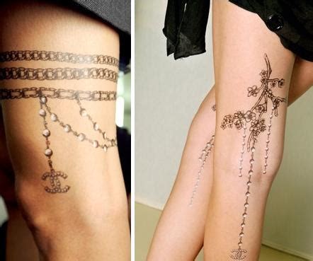 Chanel does transfer tattoos | my fashion life