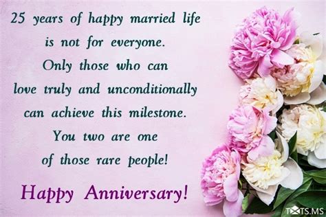 25th Wedding Anniversary Wishes, Messages, Quotes, and Pictures - Webprecis