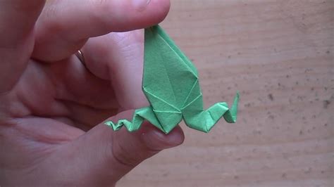 How to Fold an Origami Dragon with Wings - YouTube