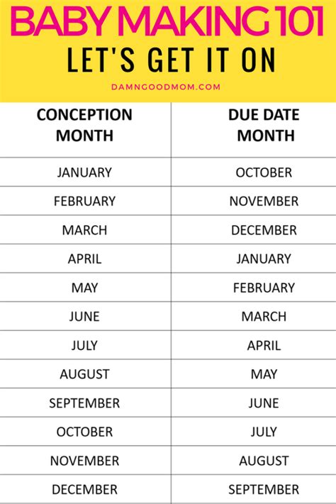 Baby Planning for Beginners: Ovulation & Conception ⋆ DAMN GOOD MOM