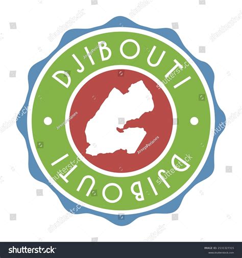 Djibouti Badge City Vector Seal National Stock Vector (Royalty Free ...