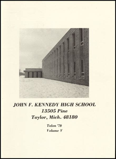 Explore 1970 Kennedy High School Yearbook, Taylor MI - Classmates