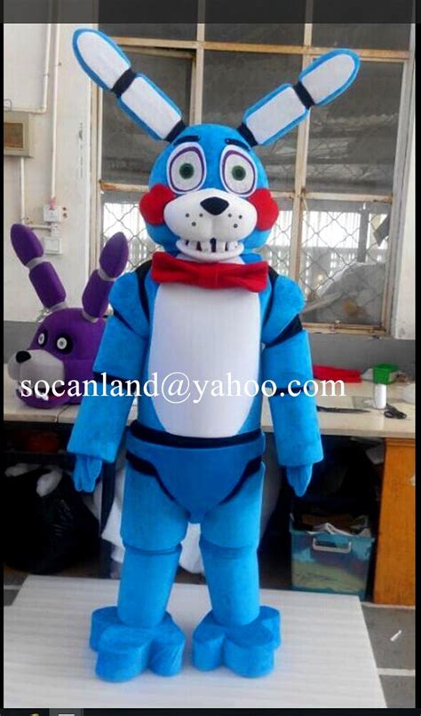 Toy Bonnie Mascot Costume from Five Nights at Freddy's, Toy Bonnie ...