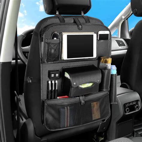 Universal 4 USB Charging Car Seat Back Bag Auto Car Accessories ...