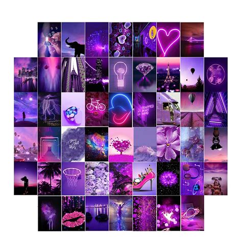 Buy 50PCS Wall Collage Kit Aesthetic Picture Room Decor Retro 80s ...