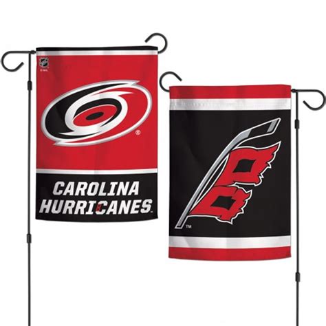 Carolina Hurricanes Flag 12x18 Garden Style 2 Sided - Sports Fan Shop