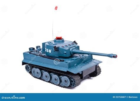 Remote-controlled Model Tank Stock Image - Image of plastic, motor ...