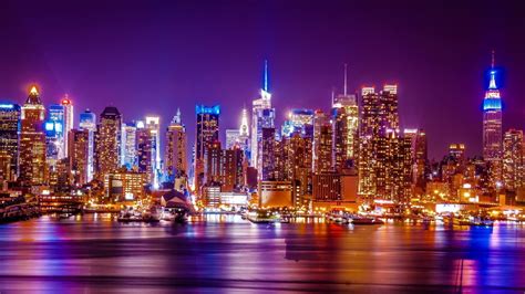 New York City Lights Wallpapers - 4k, HD New York City Lights ...