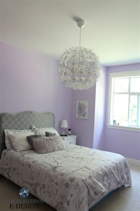 Best purple paint colour, Benjamin Moore Lily Lavender in girls tween ...