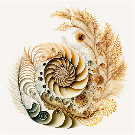 Fibonacci Sequence Spiral in Nature Drawing by RAGANA Design - Fine Art ...