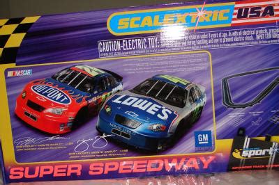 Scalextric Johnson vs. Gordon NASCAR slot car set | Slot Car Sets | hobbyDB