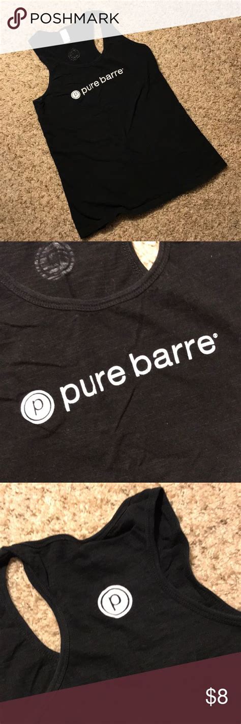 Pure Barre - Racerback Tank - Black - Medium | Barre clothes, Black ...