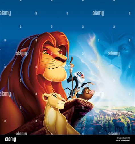 SIMBA, NALA, RAFIKI, TIMON, PUMBAA, THE LION KING, 1994 Stock Photo - Alamy