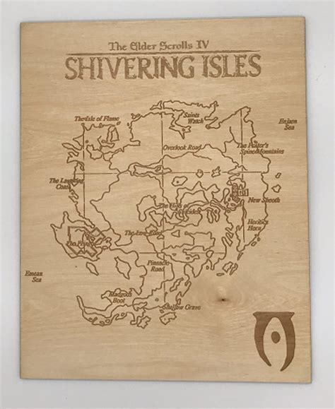 Oblivion, Shivering Isles Map from the game expansion - BreakPoint Laser