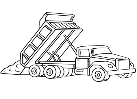 Truck Outline Drawing at GetDrawings | Free download