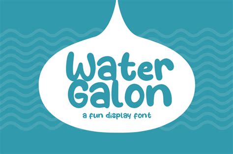 Water Galon Font | dafont.com