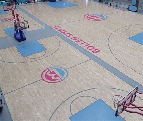 Multipurpose Indoor Basketball Court Sport Flooring Maple Design Indoor ...