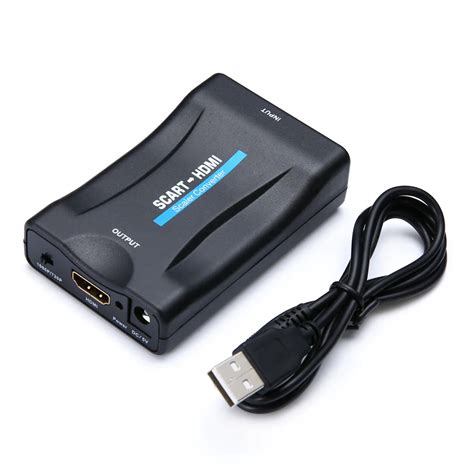 1080P/60Hz SCART To HDMI Converter Professional Video Audio Signal ...