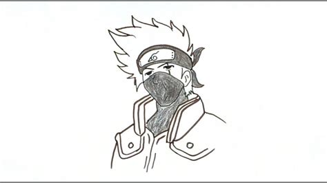 How To Draw Kakashi Step By Step Easy