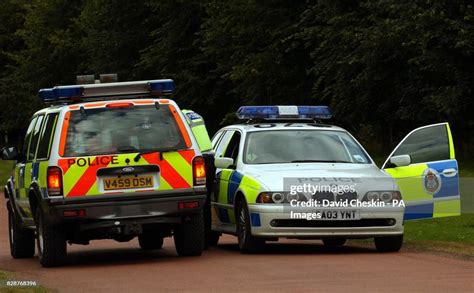 Police at Drumlanrig Castle in Scotland where a Leonardo da Vinci ...