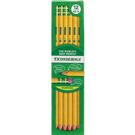 Ticonderoga Presharpened No. 2 Pencils - ICC Business Products - Office ...