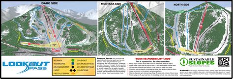 Trail Map Lookout Pass Ski & Recreation Area