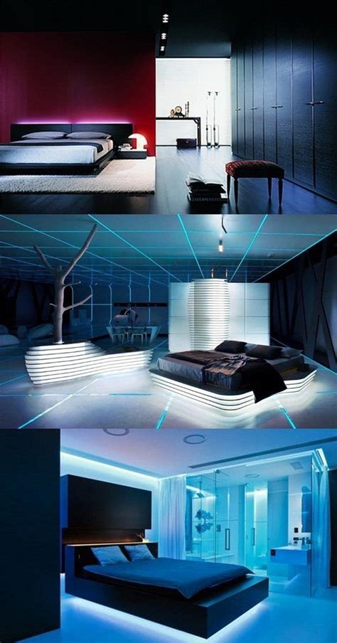 Ideas on Designing a Futuristic Bedroom - http://interiordesign4.com ...