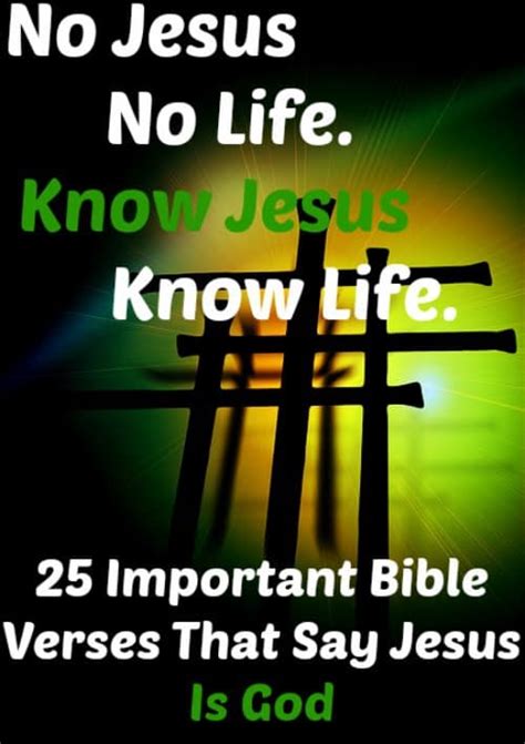 25 Important Bible Verses That Say Jesus Is God