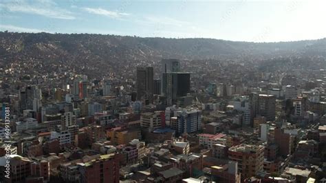 Ciudad de la Paz, con cielo despejado y se observa la Casa Grande del ...