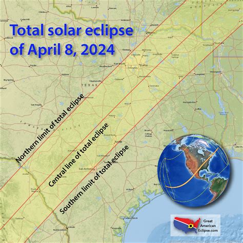 Total Solar Eclipse of 2024: Here Are Maps of the 'Path of Totality ...