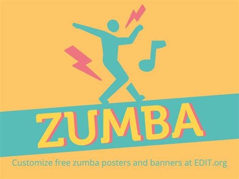 Free Zumba flyer templates to edit online