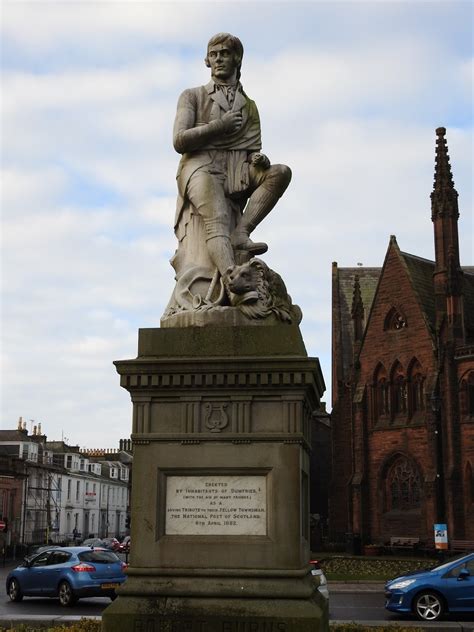 Dumfries Up Close: Robert Burns statue, Dumfries