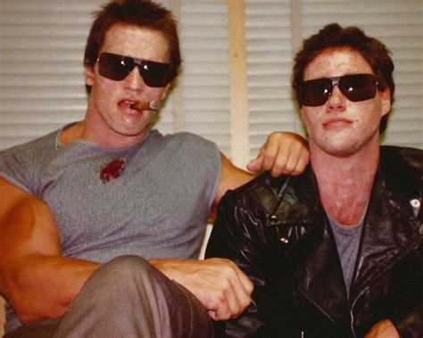 «The Terminator» (1984) behind the scenes Arnold Schwarzenegger - T-800 ...