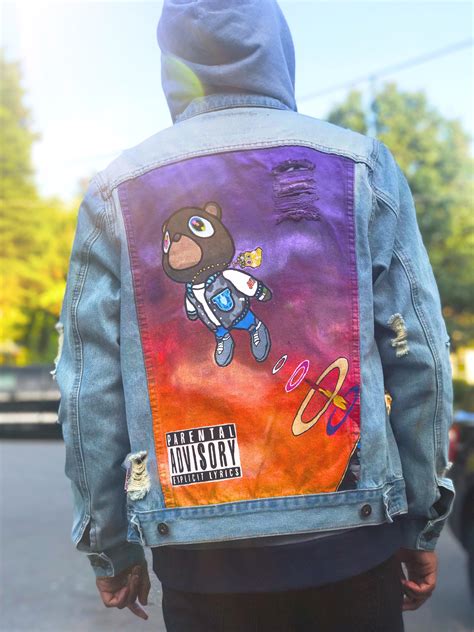 [Art] My Custom Painted Denim Jacket : r/streetwear