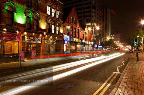 Images of Birmingham Photo Library Broad Street at night, Birmingham ...