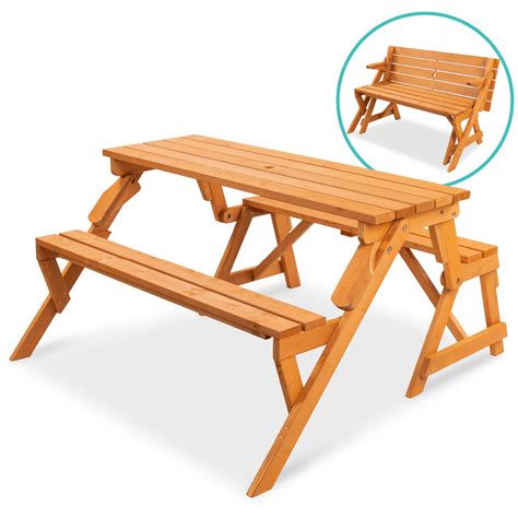 Stunning Ideas Of Folding Bench Picnic Table Plans Photos | Artha Design