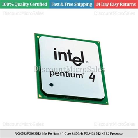 Intel Pentium 4 HT 2.8GHz (RK80532PG072512) Processor | eBay