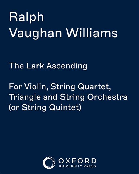 The Lark Ascending Sheet Music by Ralph Vaughan Williams | nkoda | Free ...