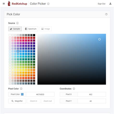 Color Picker Color From Image, HEX, RGB, HTML RedKetchup | atelier-yuwa ...