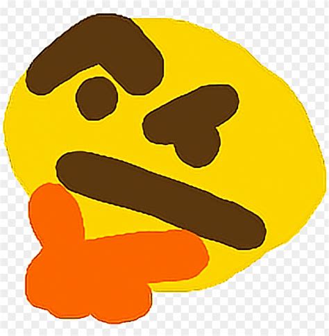 Think Emoji Thonk Memes Lol Emote Confused Pepe Hmm - Thinking Meme Png ...