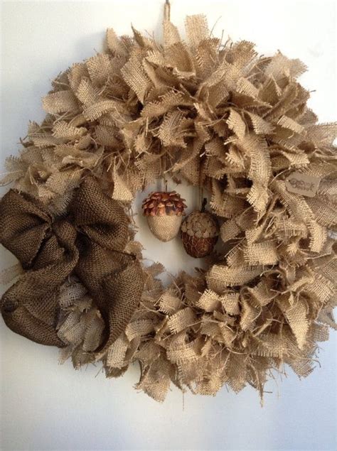 Fall Burlap Wreath | Burlap wreath, Fall burlap wreath, Thanksgiving ...