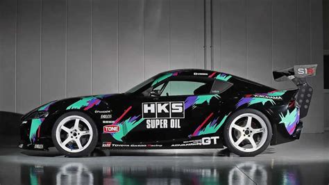 Yeni Toyota Supra'nın 2JZ motorlu drift versiyonu geliştirilmiş