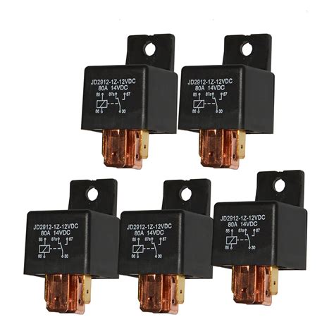 KH 5pcs 5PIN 12V/24V 80A Car Starter blinker Relay Turn Signal Flasher ...